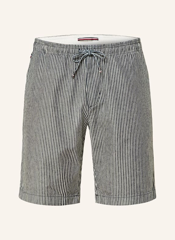TOMMY HILFIGER Shorts HARLEM WEISS/ DUNKELBLAU