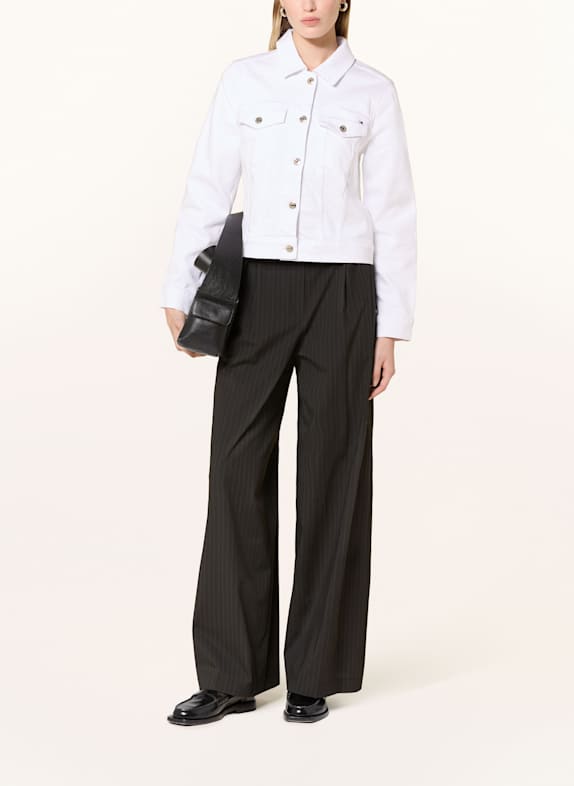 TOMMY HILFIGER Kurtka jeansowa BIAŁY