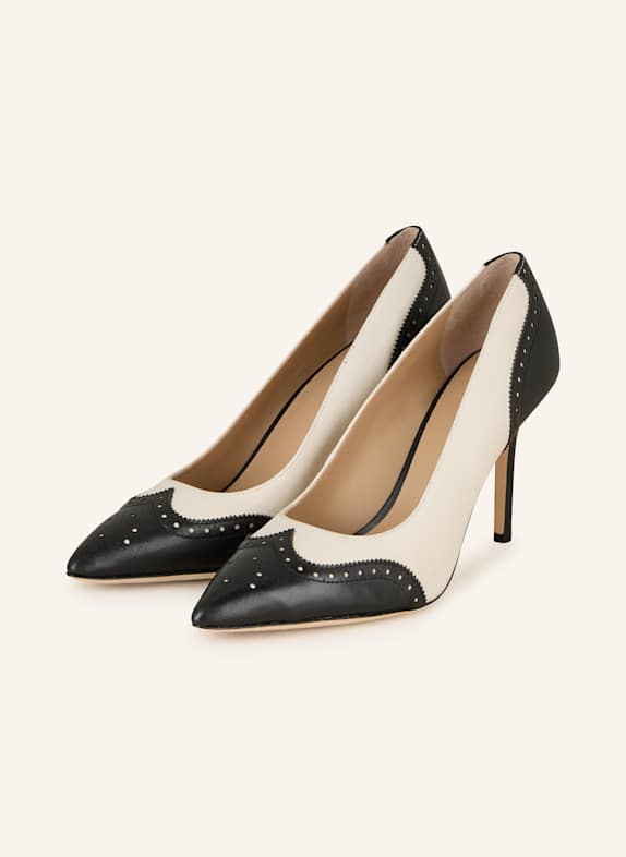 LAUREN RALPH LAUREN Pumps LYNDEN ECRU/ SCHWARZ
