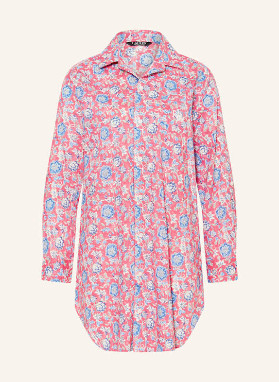 LAUREN RALPH LAUREN Nachthemd HELLROT/ BLAU/ WEISS