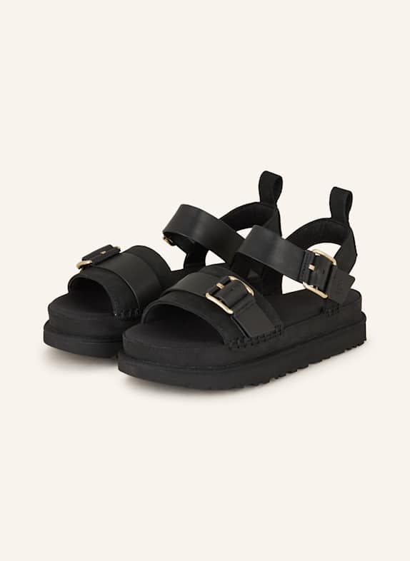 UGG Plateau-Sandalen GOLDENSTAR VILLA SCHWARZ