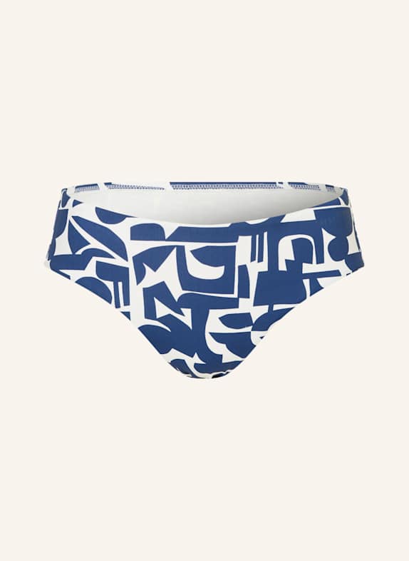 Marc O'Polo Basic-Bikini-Hose WEISS/ DUNKELBLAU