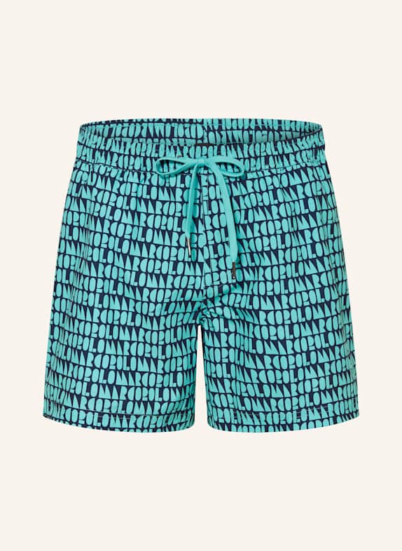 Marc O'Polo Badeshorts DUNKELBLAU/ TÜRKIS