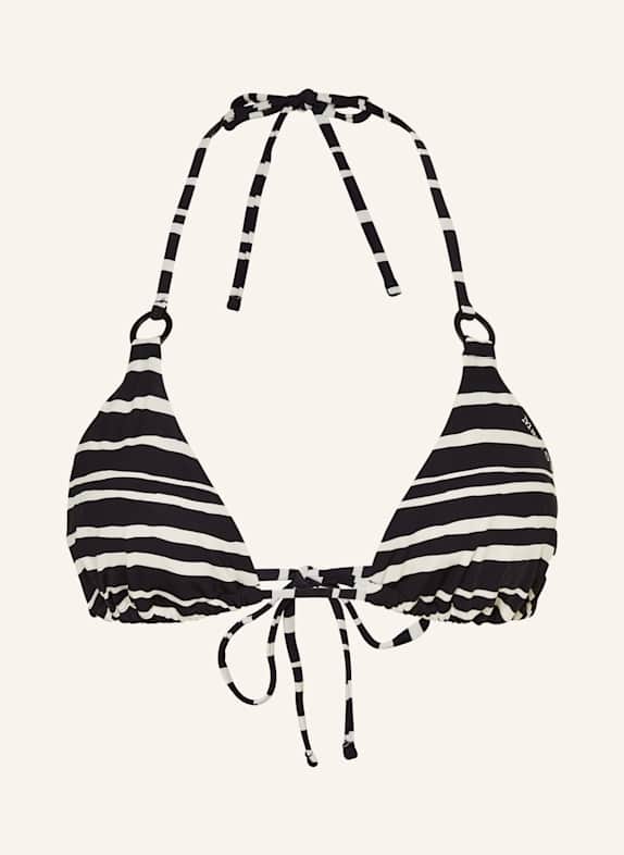 Marc O'Polo Triangel-Bikini-Top SCHWARZ/ ECRU