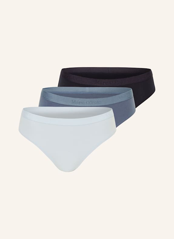 Marc O'Polo Figi, 3 szt. Q5B3 ice blue/blue mirage/dark navy