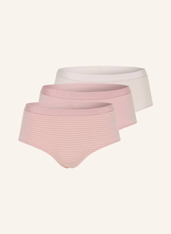 Marc O'Polo Majtki, 3 szt. Q5B6 blush stripe/primrose/blush