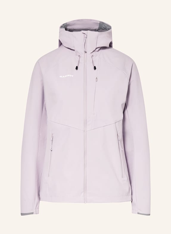 MAMMUT Softshelljacke ULTIMATE COMFORT mit Kapuze HELLLILA
