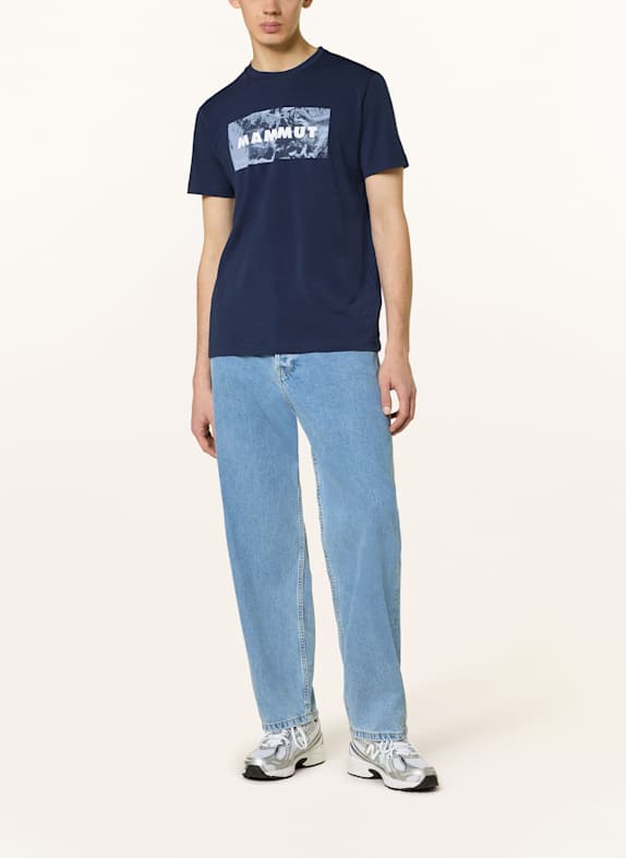MAMMUT T-shirt TROVAT DONKERBLAUW