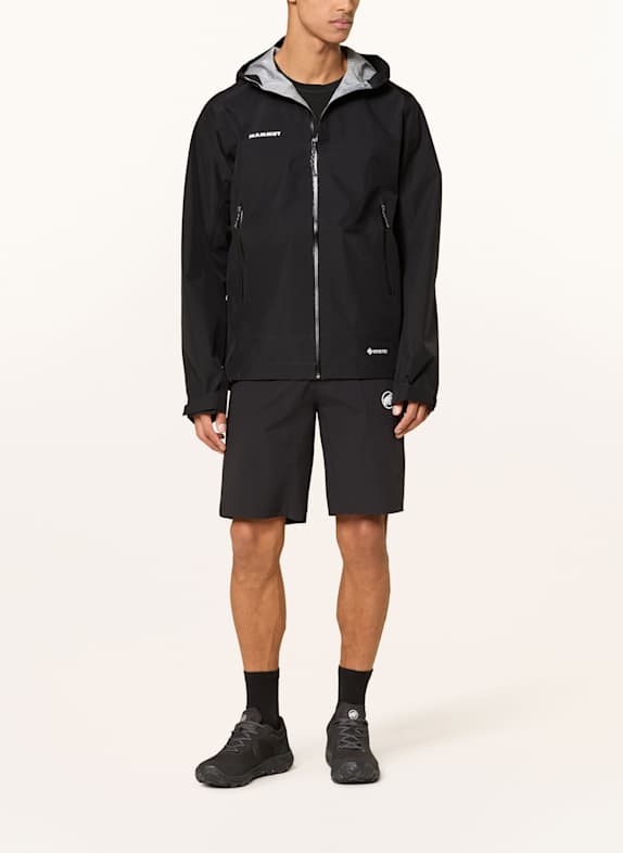 MAMMUT Hardshelljas CRATER LIGHT HS HOODED ZWART