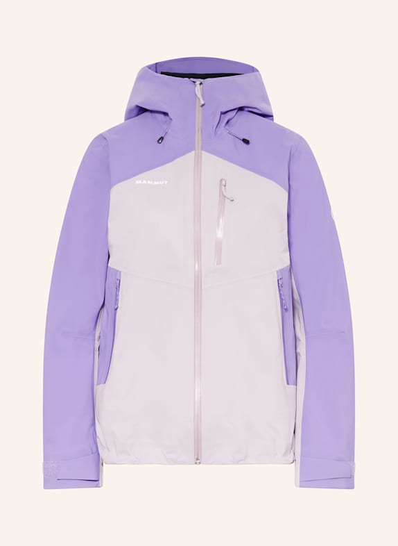 MAMMUT Hardshelljacke ALTO GUIDE HOODED LILA/ HELLGRAU