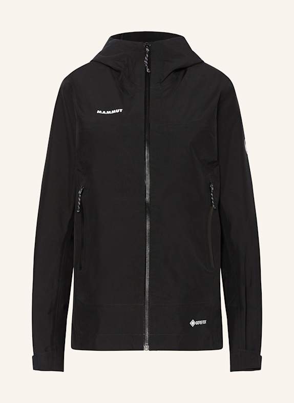 MAMMUT Hardshell-Jacke CRATER LIGHT HS HOODED SCHWARZ