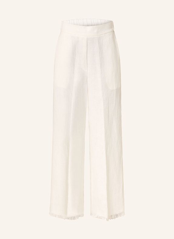 ANTONELLI firenze Marlenehose TORRES mit Leinen WEISS