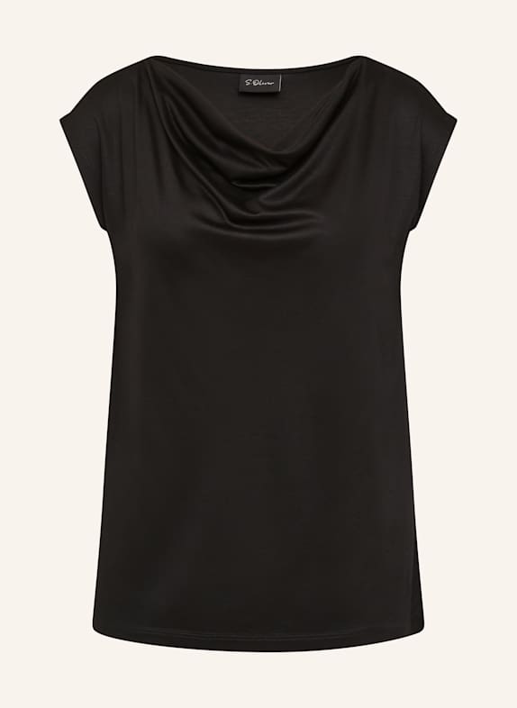 s.Oliver BLACK LABEL T-Shirt SCHWARZ