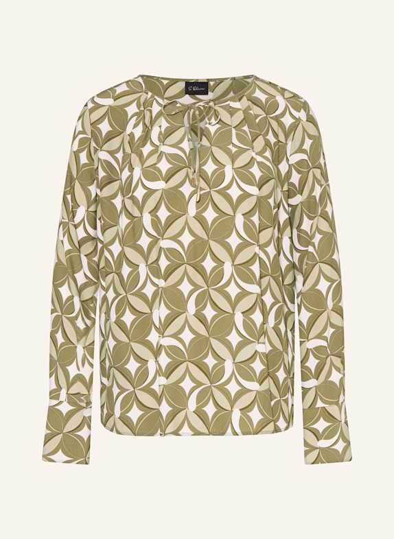 s.Oliveuro; für Neukunden Blusenshirt WEISS/ GRÜN/ HELLGRÜN