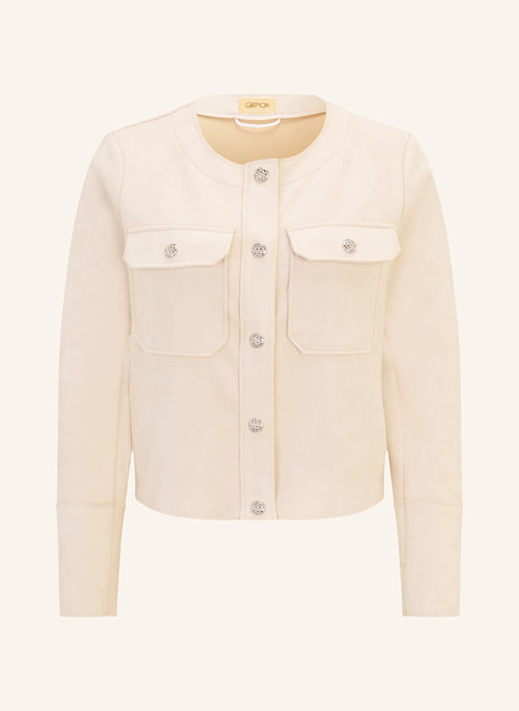 CARTOON Jacke in Lederoptik CREME