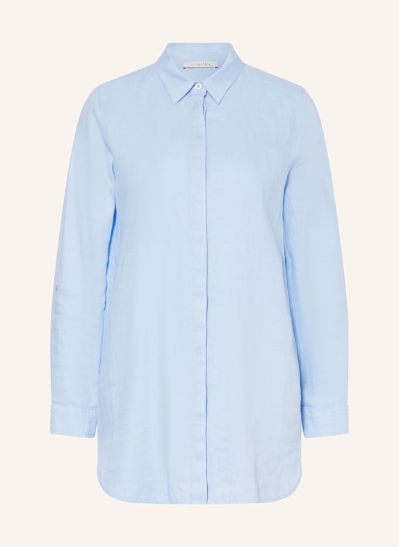 lilienfels Hemdbluse aus Leinen HELLBLAU