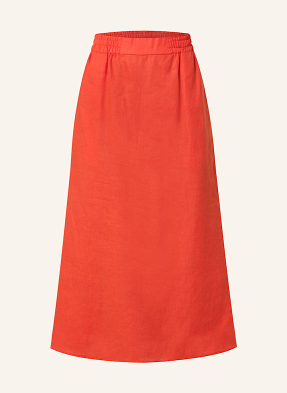 lilienfels Linen skirt DARK ORANGE