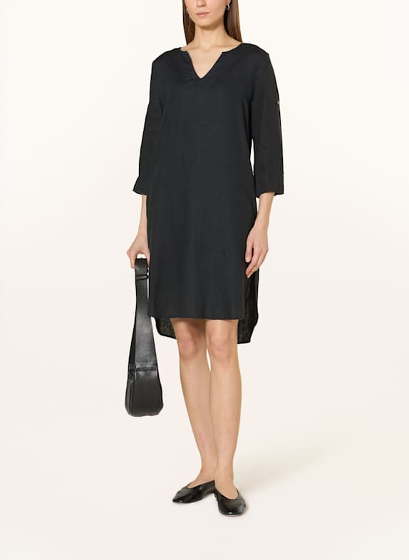 lilienfels Leinenkleid SCHWARZ