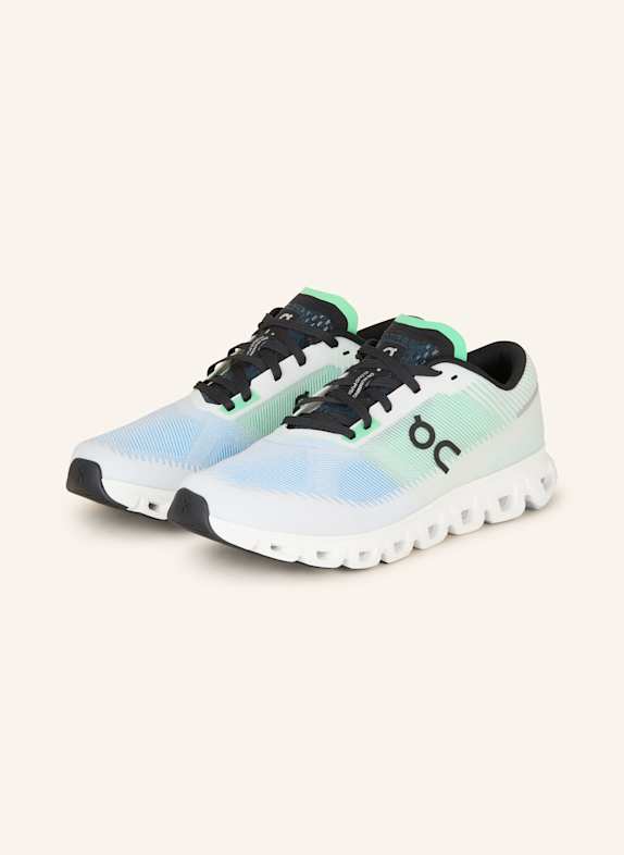 On Sneaker CLOUD 6 PUSH HELLBLAU/ HELLGRÜN/ WEISS