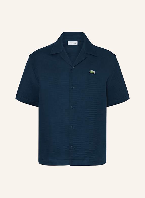 LACOSTE Resorthemd Relaxed Fit PETROL