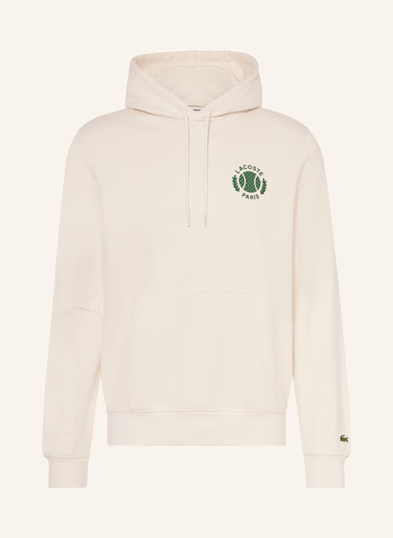 LACOSTE Bluza z kapturem KREMOWY