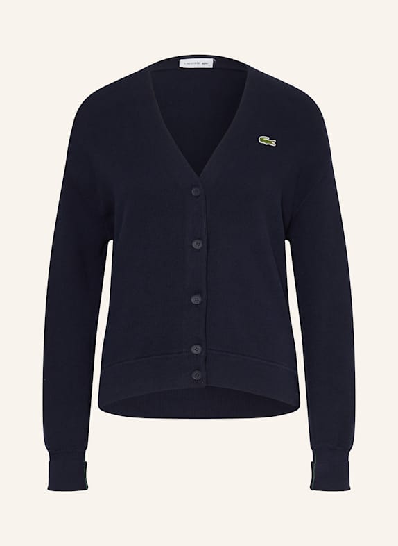 LACOSTE Strickjacke DUNKELBLAU
