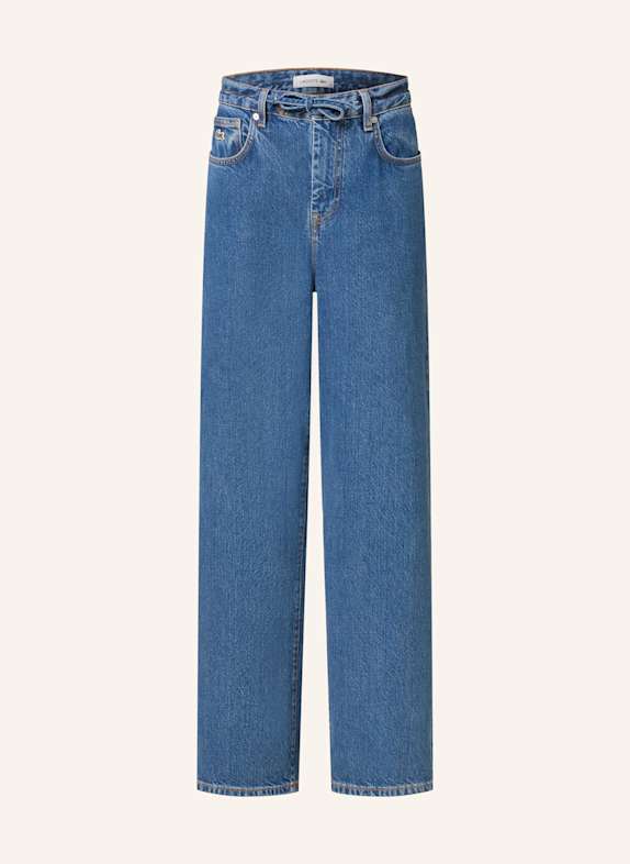LACOSTE Wide Leg Jeans 36L MEDIUM BLUE