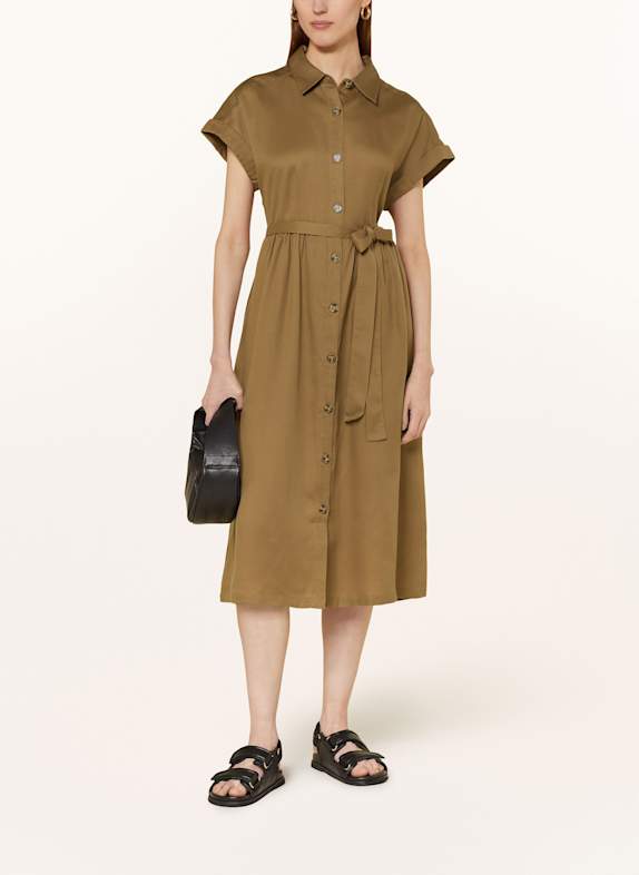 darling harbour Hemdblusenkleid COGNAC