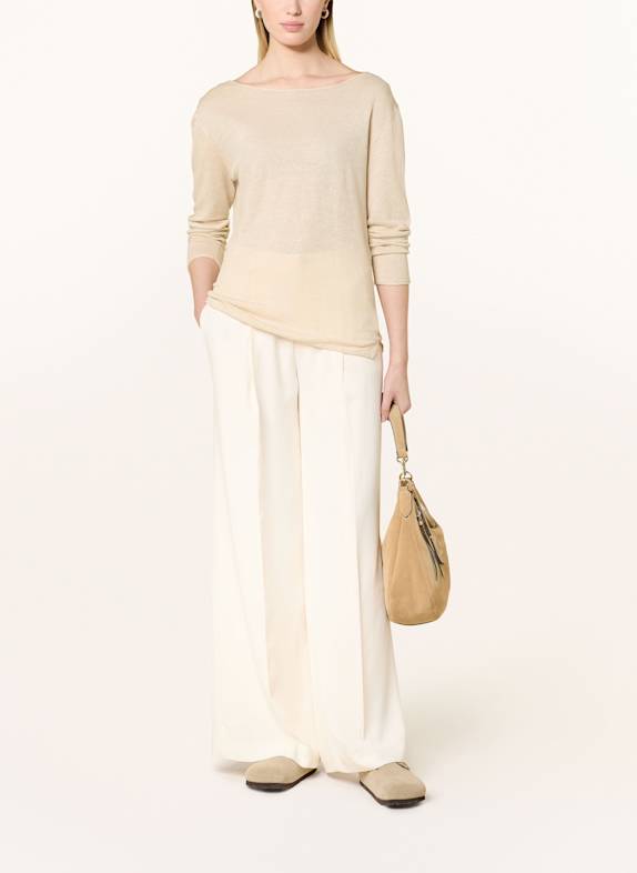 darling harbour Leinenpullover SAND