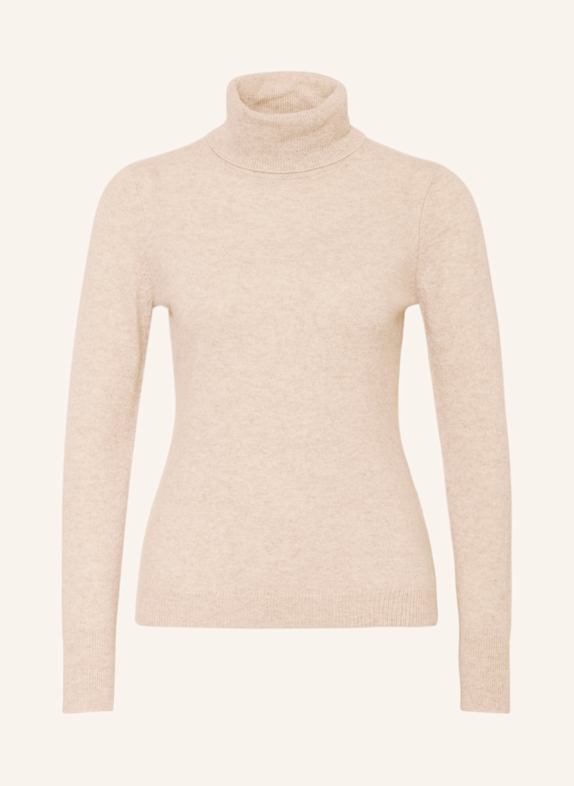 darling harbour Rollkragenpullover aus Cashmere HAFER MELANGE