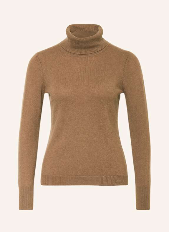 darling harbour Rollkragenpullover aus Cashmere NOUGAT
