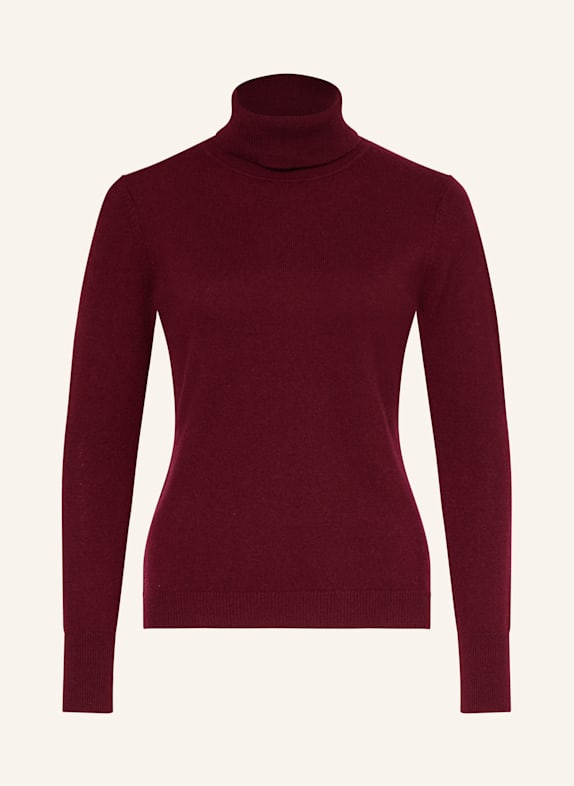 darling harbour Rollkragenpullover aus Cashmere BORDEAUX