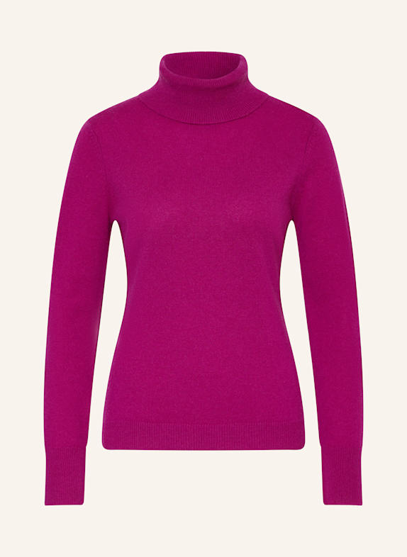 darling harbour Rollkragenpullover aus Cashmere FUCHSIA