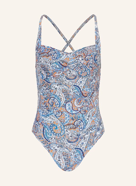 darling harbour Badeanzug BLAU/ WEISS/ ORANGE