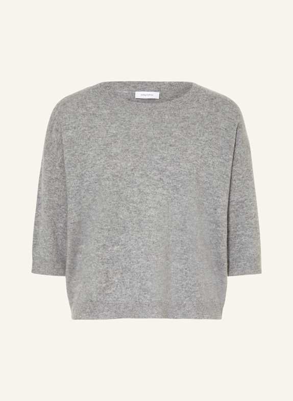 darling harbour Cashmere-Pullover mit 3/4-Arm GRAU