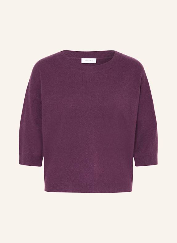 darling harbour Cashmere-Pullover mit 3/4-Arm DUNKELLILA