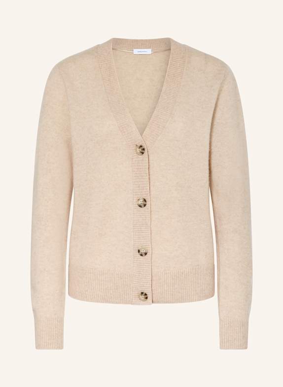 darling harbour Strickjacke aus Cashmere HAFER MELANGE