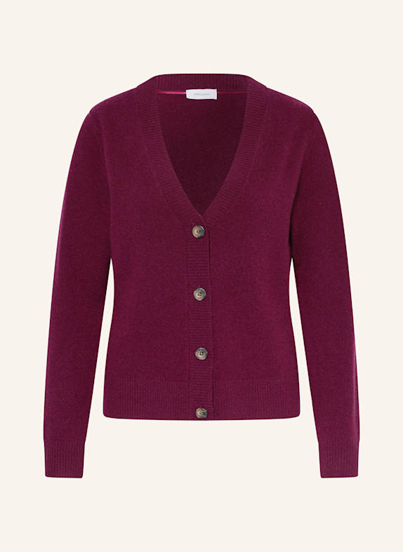 darling harbour Strickjacke aus Cashmere BORDEAUX