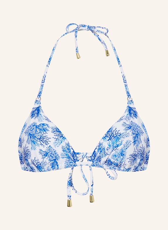 darling harbour Triangel-Bikini-Top BLAU/ WEISS/ HELLBLAU