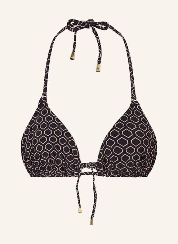 darling harbour Triangel-Bikini-Top 16 MULTI-BLACK