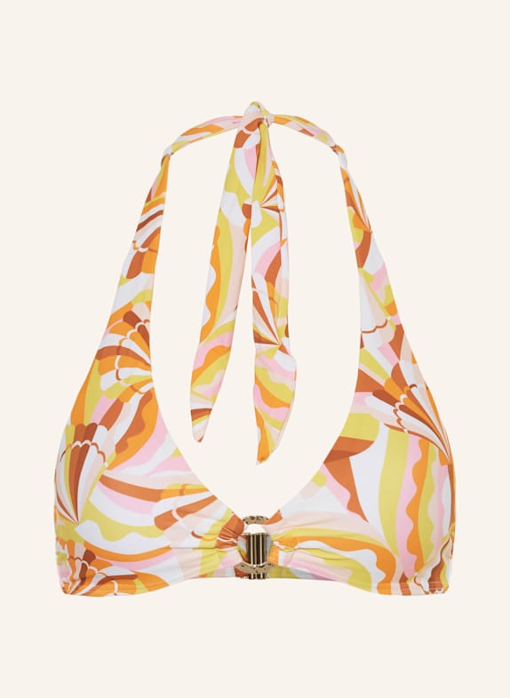 darling harbour Neckholder-Bikini-Top GELB/ ORANGE/ ROSA