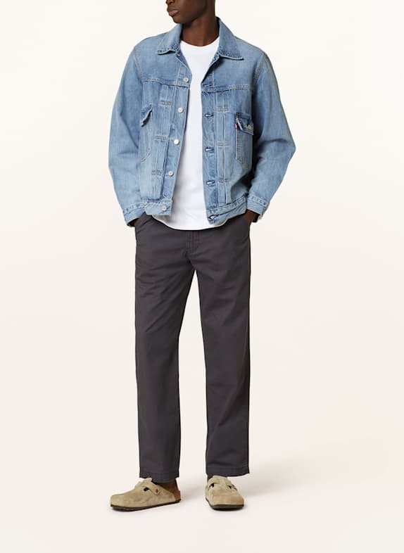 Levi's® Chino XX EASY RELAXED in joggingstijl Tapered Fit DONKERGRIJS