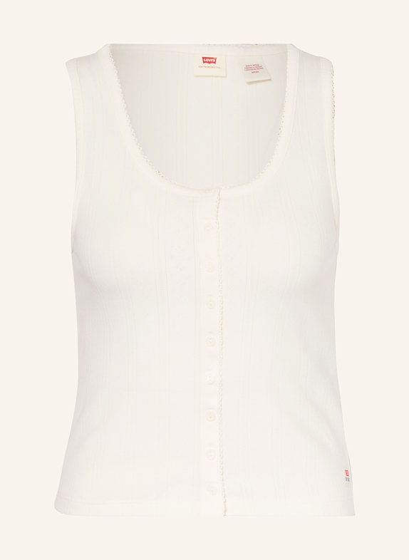 Levi's® Tanktop GARDE mit Rüschen WEISS