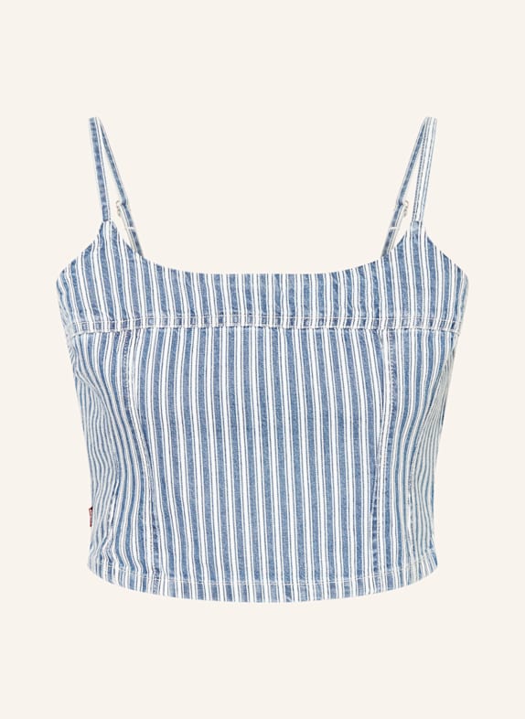 Levi's® Top JADINE BLAU/ WEISS