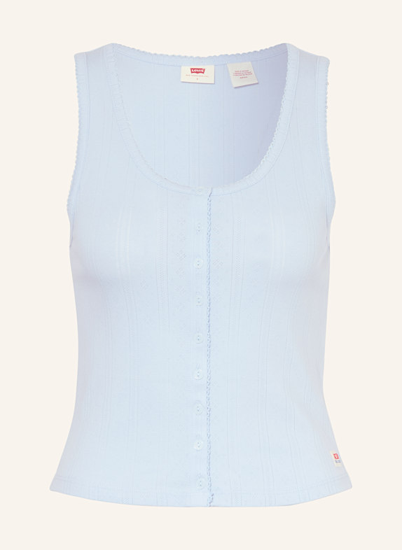 Levi's® Top DRY GOODS mit Rüschen HELLBLAU