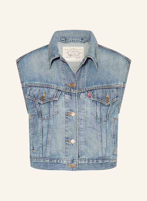 Levi's® Jeansweste SHRUNKEN 90S BLAU