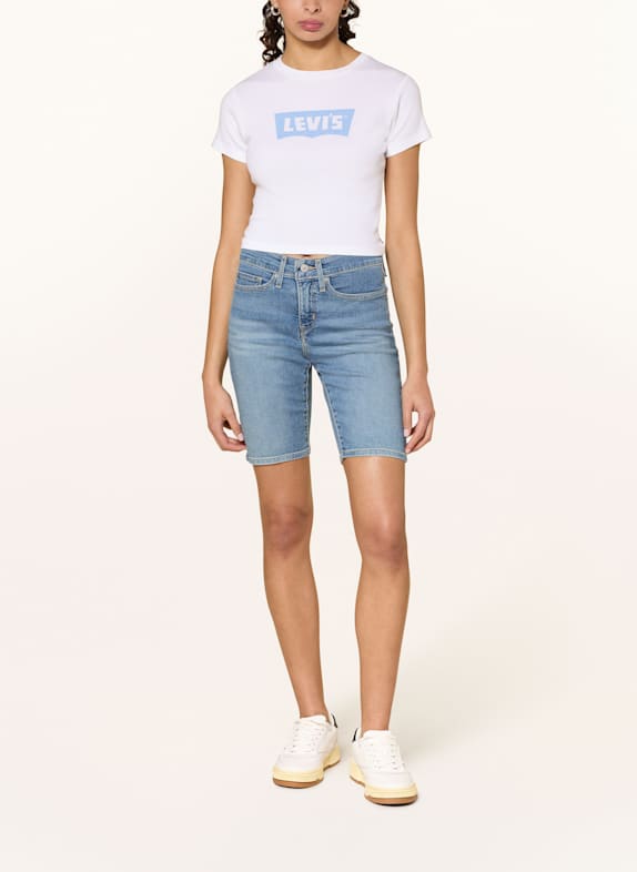 Levi
s® Jeansshorts SHAPING BERMUDA 01 Med Indigo - Worn In