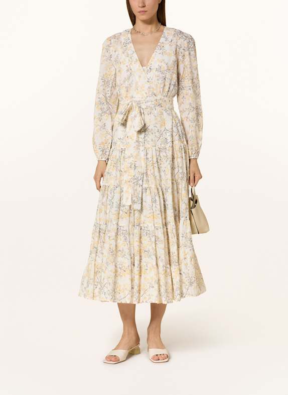 van Laack Wickelkleid VL-KILEAS-LV ECRU/ HELLGELB