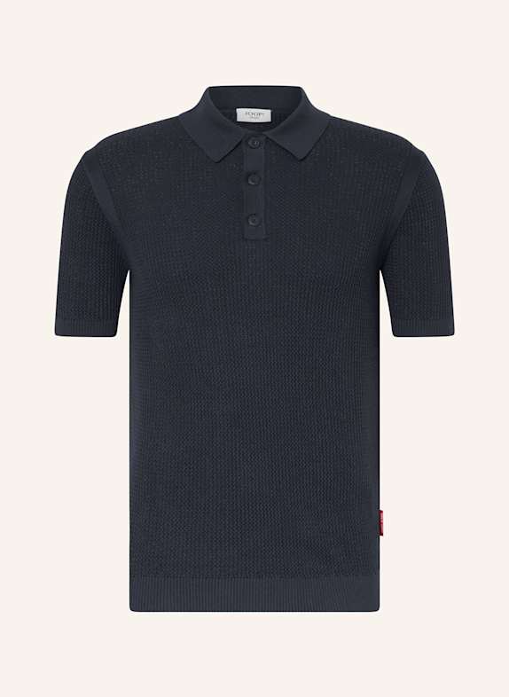 JOOP! JEANS Strick-Poloshirt VICONO DUNKELBLAU