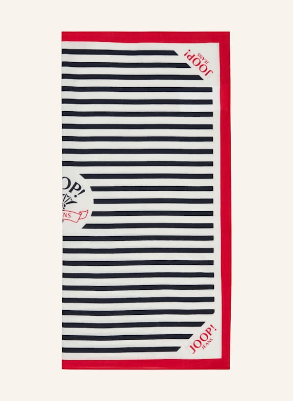 JOOP! JEANS Tuch ANNA WEISS/ BLAU/ ROT